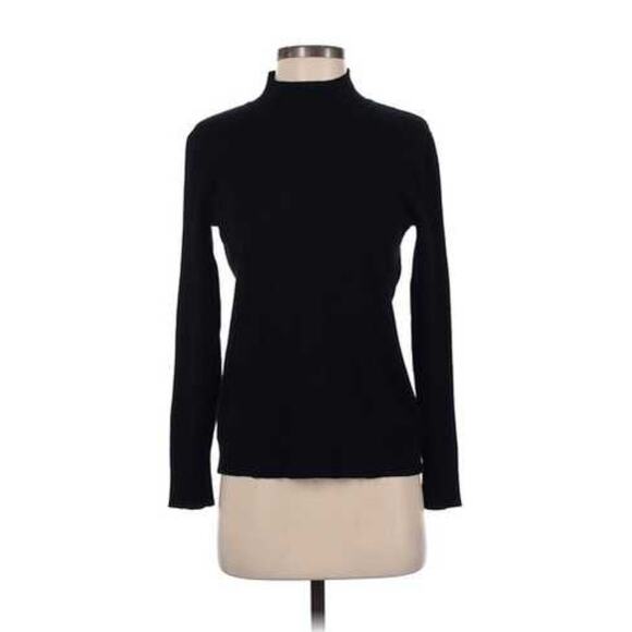 Cable & Gauge Black Turtleneck Sweater - Size M - Pre-Owned - Picture 1 of 4